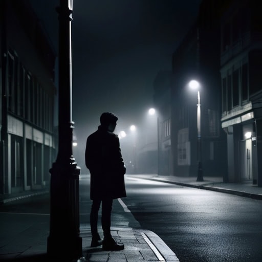 A person_standing_beside_a_lamppost_on_a_dimly_lit_str_5