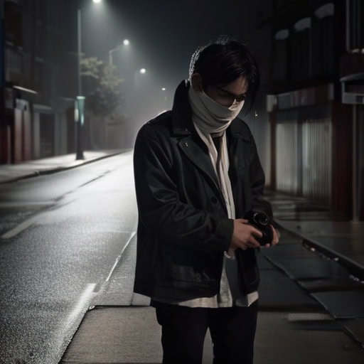 A_person_standing_beside_a_street_at_day_holding_a_cam_1