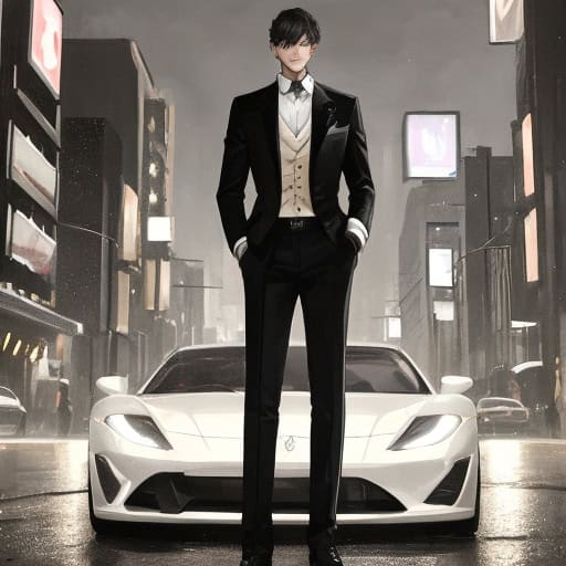 A_young_man_in_a_stylish_slightly_unbuttoned_suit_pose_1