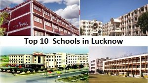 Top 10 Schools in Lucknow