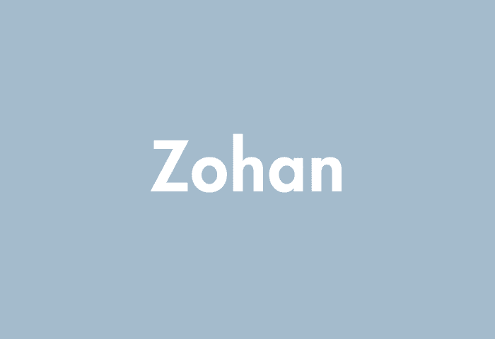 Zohan Name Meaning in Quran